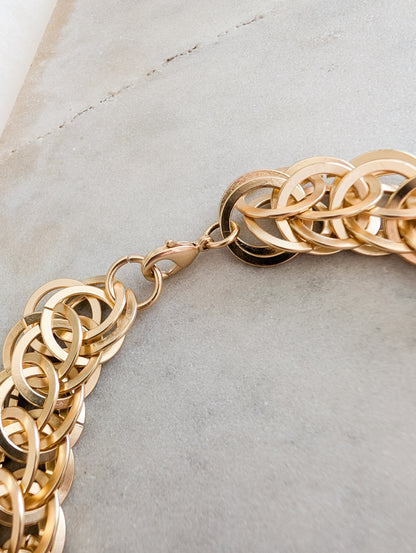 Collier anneaux 1970
