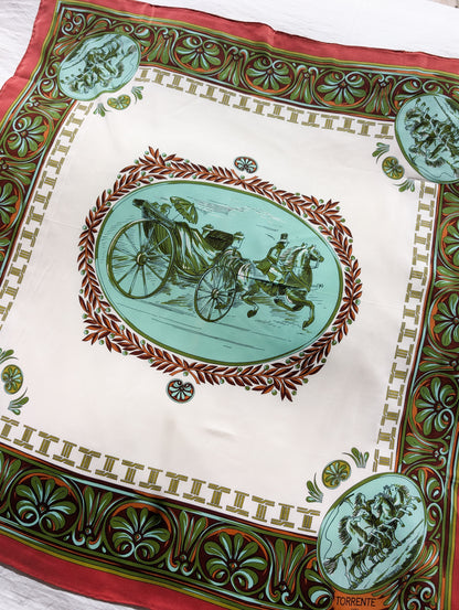 Foulard en soie Torrente