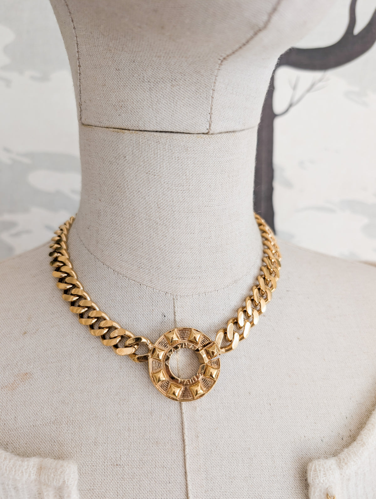 Collier gourmette Agatha