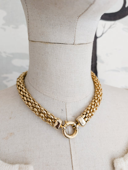 Collier maille 80's