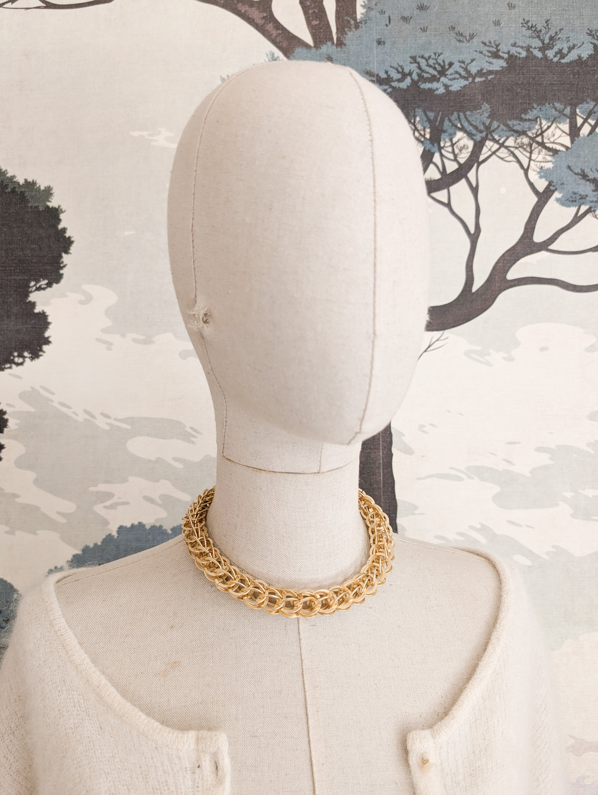 Collier 70's style Paco Rabanne