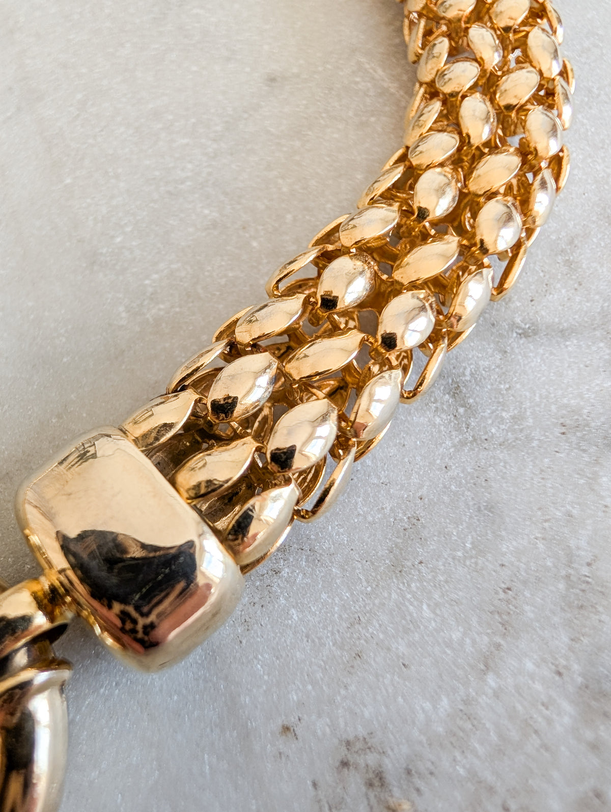 Collier maille 80's