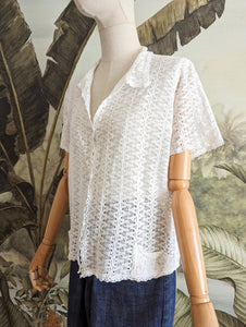 Top crochet 1960 taille 40