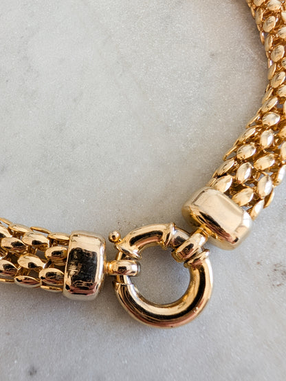 Collier maille 80's
