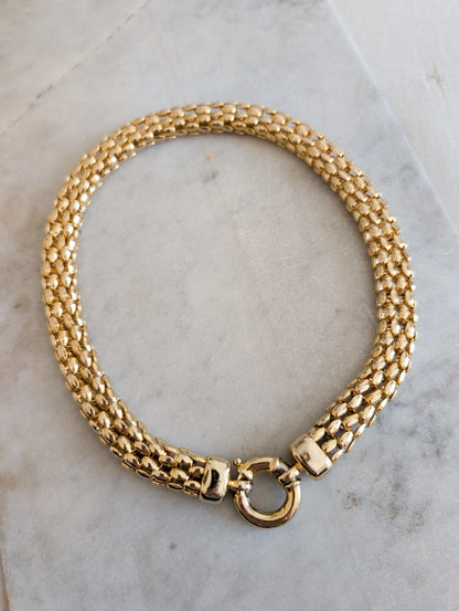 Collier maille 80's