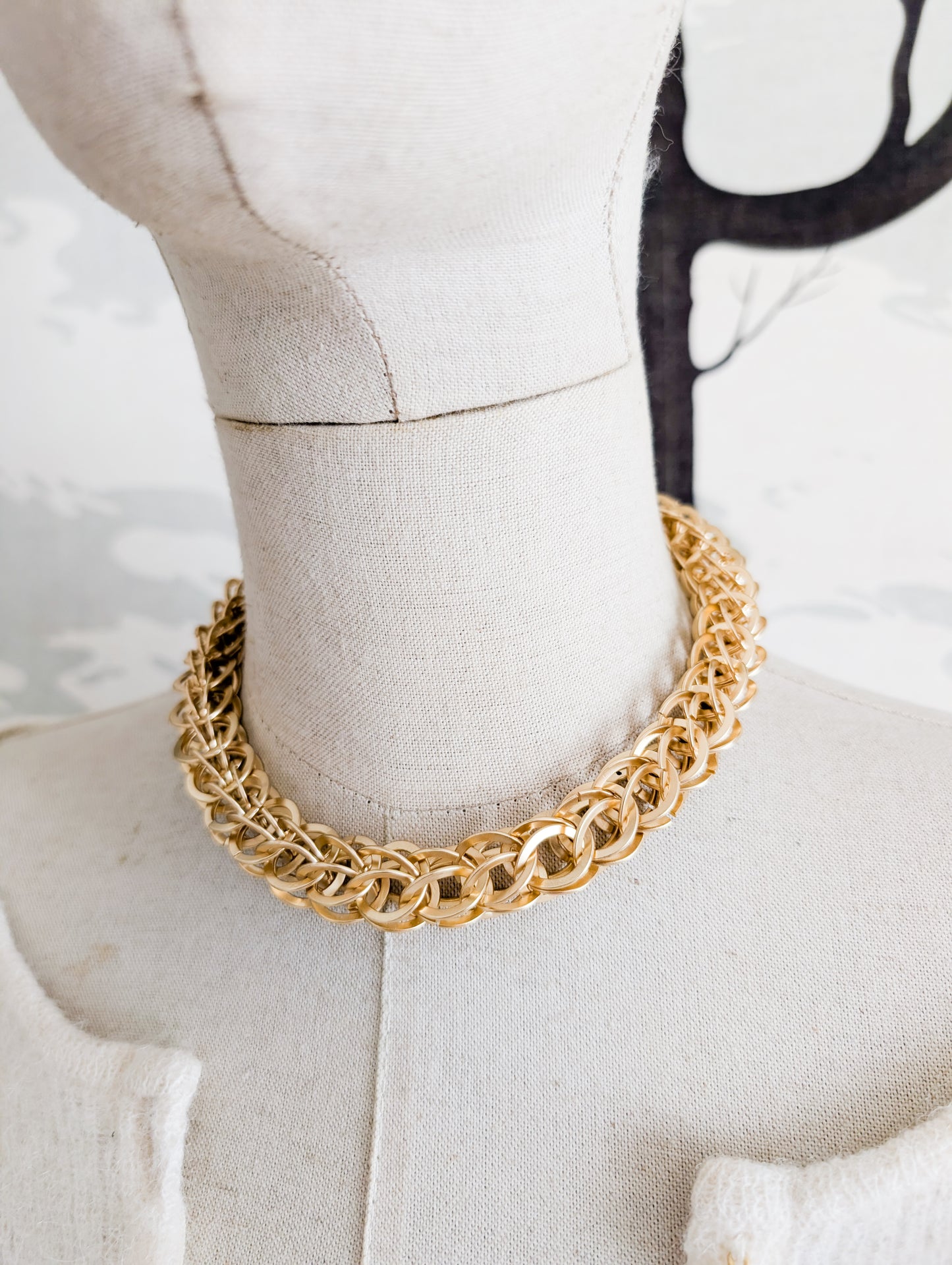 Collier anneaux 1970