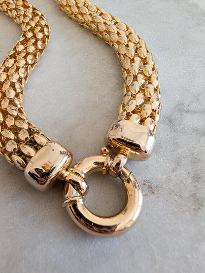 Collier maille 80's
