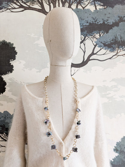 Sautoir perles veritables