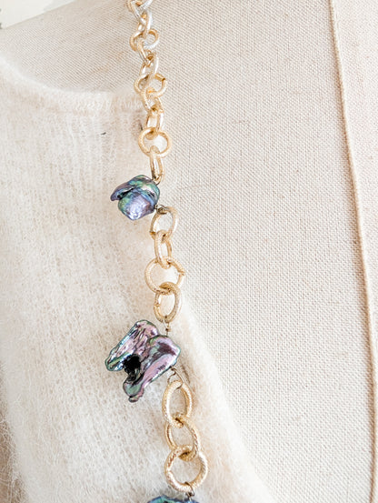 Sautoir perles veritables